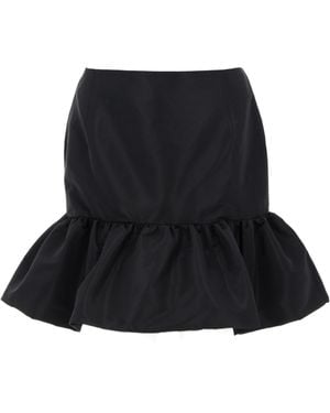 Nina Ricci Mini "Peplum" Skirt - Black