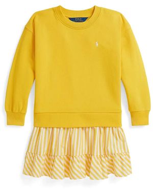 Polo Ralph Lauren Dress With Logo - Yellow