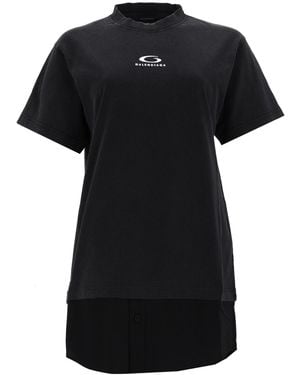 Balenciaga "Hybrid Shirt" Dress - Black