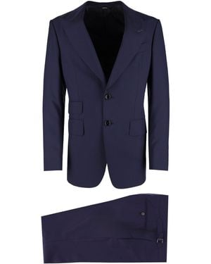 Tom Ford Abito "Grand Overcheck Shelton" - Blue