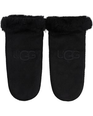 UGG Guanti Con Logo - Black