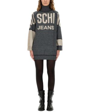 Moschino Inlaid Dress - Grey