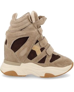 Isabel Marant Sneakers "Balskee" Con Zeppa - Natural