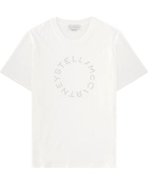 Stella McCartney Rhinestone-Embellished T-Shirt - White