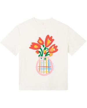 Stella McCartney "Flower Pot" T-Shirt - White