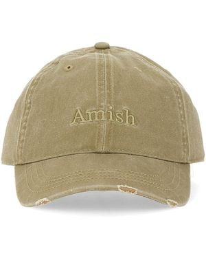 AMISH Cappello Da Baseball Délavé - Verde