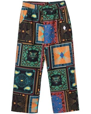 Marcelo Burlon Pants "Bandana Aop Carrot" - Green