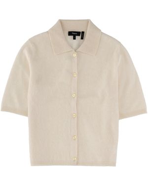 Theory Cashmere Shirt - Natural