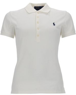 Polo Ralph Lauren Polo Con Logo Ricamato - White