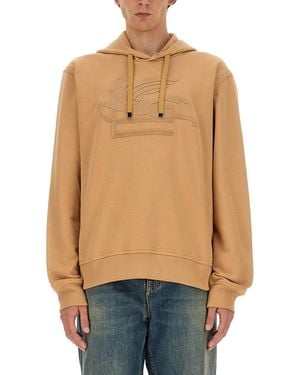Etro Relaxed Hoodie - Blue