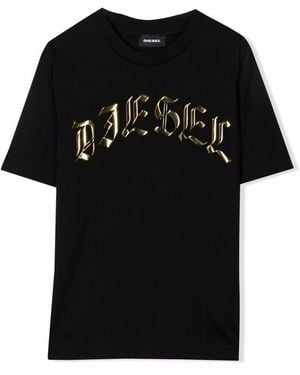 DIESEL T-Shirt With Logo - Black