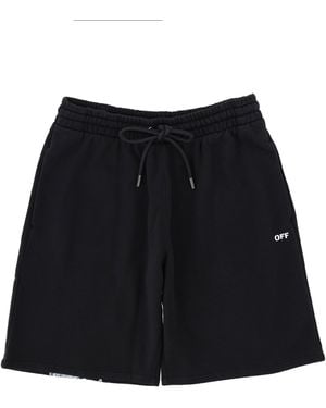 Off-White c/o Virgil Abloh Logo Shorts - Black