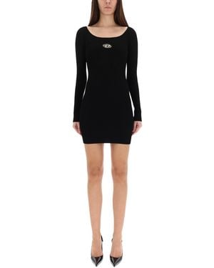 DIESEL M-Vera Knitted Mini Dress - Black