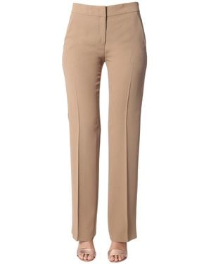 N°21 Straight-Leg Tailored Pants - Natural