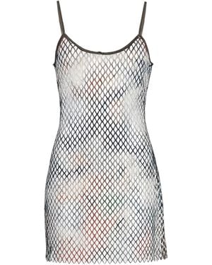 DIESEL Abito A Rete Con Stampa - Multicolour