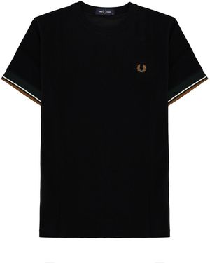 Fred Perry T-Shirt With Logo - Black