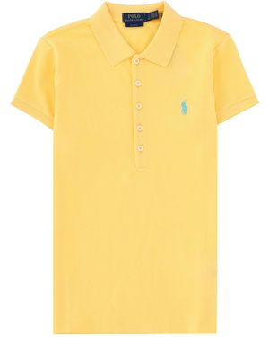 Polo Ralph Lauren Polo Con Logo Ricamato - Yellow