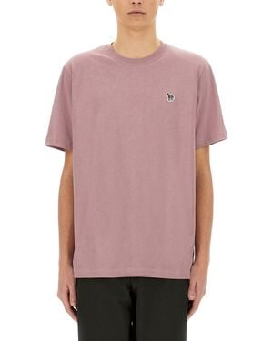Paul Smith T-Shirt "Zebra" - Rosa