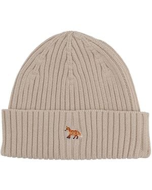 Maison Kitsuné Baby Fox Beanie - Natural
