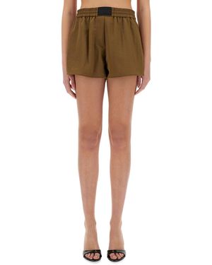 Helmut Lang Shorts Boxer Con Pieghe - Neutro