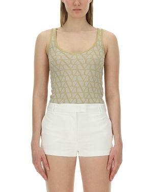 Valentino Lurex Top - White
