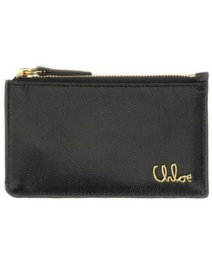 Chloé "Chloé Iconic" Coin Purse - Black