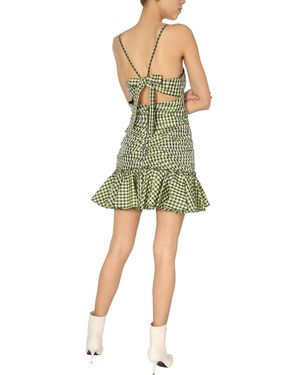 Philosophy Di Lorenzo Serafini Ruched Mini Dress - Green