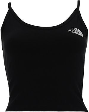The North Face Logo Scoop Neck Top - Black