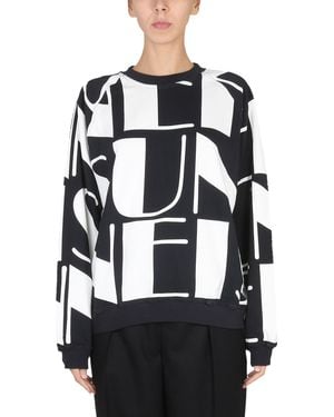 Sunnei Felpa Con Logo - Black