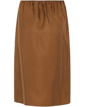 Loulou de Saison Gonna Midi "Vasali" - Brown