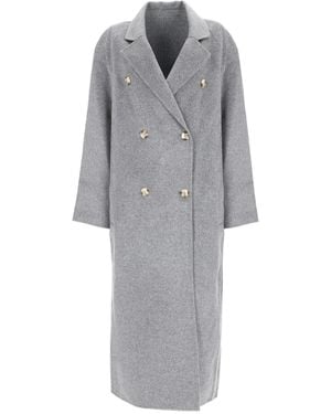 Loulou de Saison Cappotto Doppiopetto "Irvin" - Gray