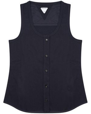 Bottega Veneta Top With Buttons - Blue