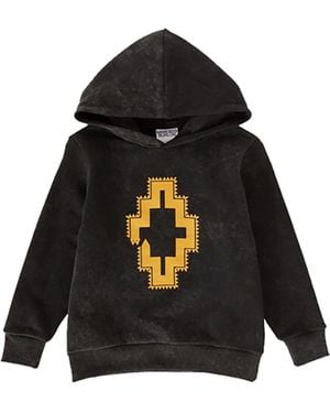 Marcelo Burlon Felpa Con Cappuccio - Nero