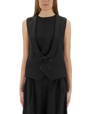 Moschino Virgin Wool Vest - Black