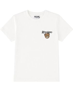 Moschino T-Shirt Con Stampa Teddy Bear - White