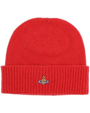 Vivienne Westwood Cashmere Beanie - Red