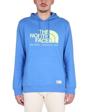 The North Face Graphic Logo Hoodie - Blue