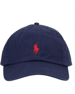 Polo Ralph Lauren Cappello Da Baseball Con Logo - Blue
