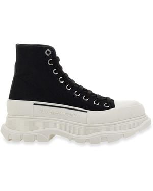 McQueen Tread Slick Boots - White