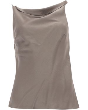 Alysi Asymmetrical Top - Gray
