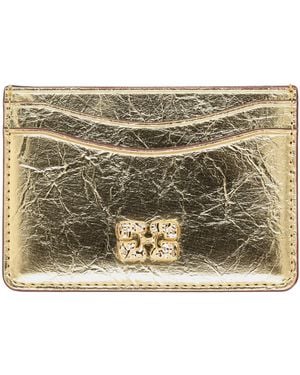 Ganni Bou" Card Holder - Metallic