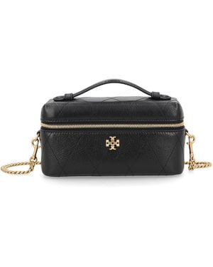 Tory Burch Beauty Case "Charlie Matelassé" - Black