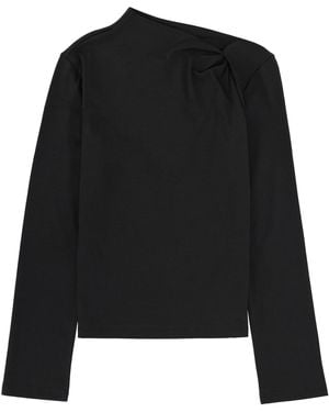 Theory V-Neck Top - Black