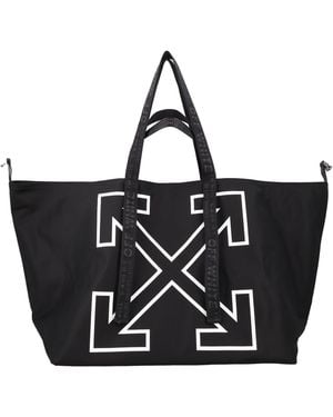 Off-White c/o Virgil Abloh Heritage Daand Mini Tote Handbag - Black