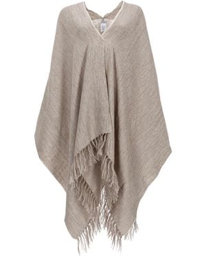 Brunello Cucinelli Poncho - Natural