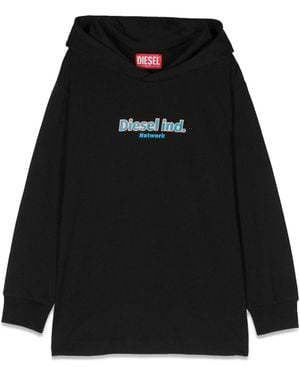 DIESEL Over Hoodie - Black