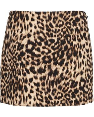 MICHAEL Michael Kors Mini Gonna Con Stampa Animalier - Black
