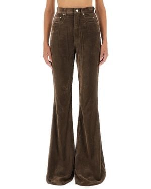 Rick Owens Bolan" Trousers - Brown