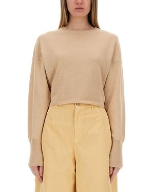 Alysi "Cropped" Shirt - Natural