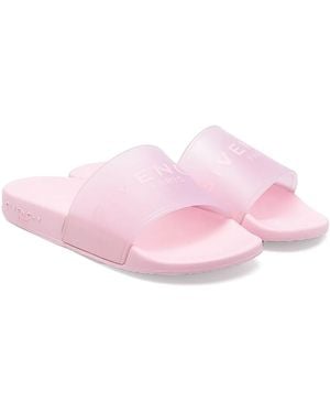 Givenchy Ciabattina Gomma Logo - Rosa